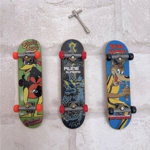 3 VINTAGE Tech Deck Fingerboards Birdhouse